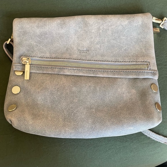 Hammitt Handbags - Hammitt VIP Medium Crossbody Bag - Pewter/Brushed Gold